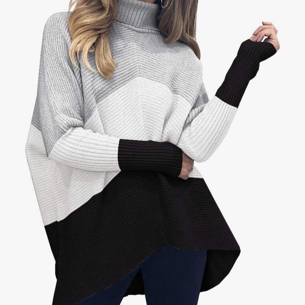 Black and White Women's Sweater